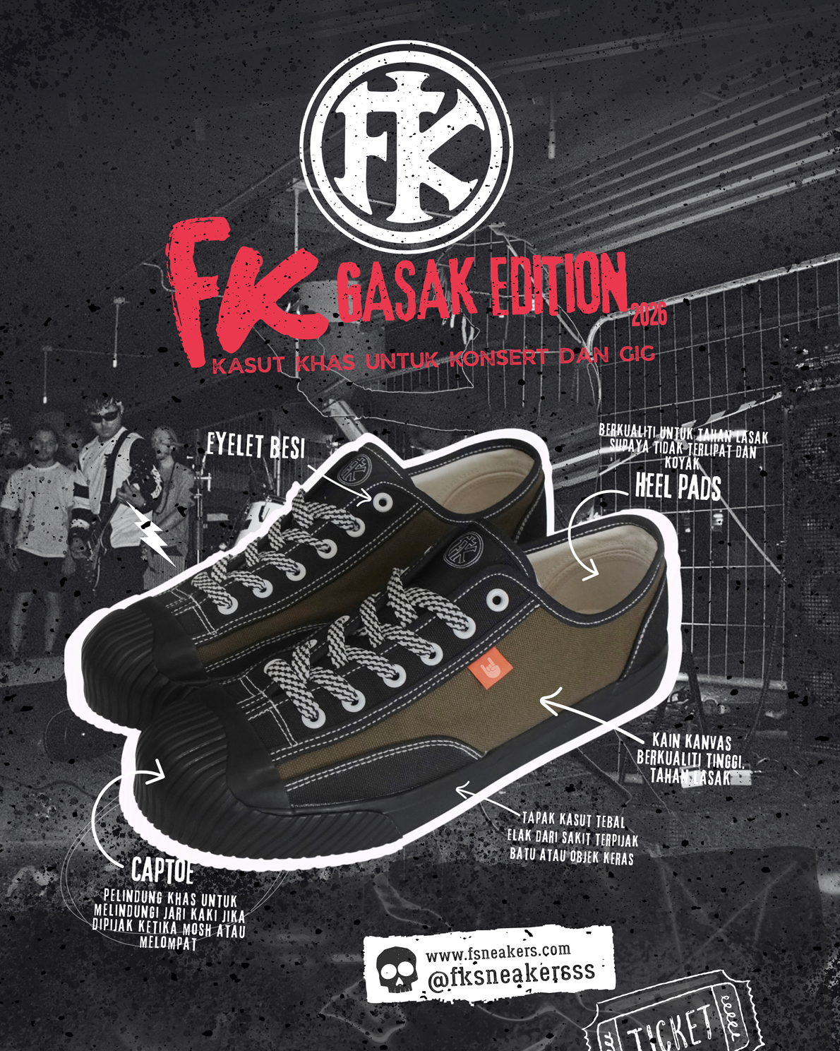 FK Gasak Edition sneakers design