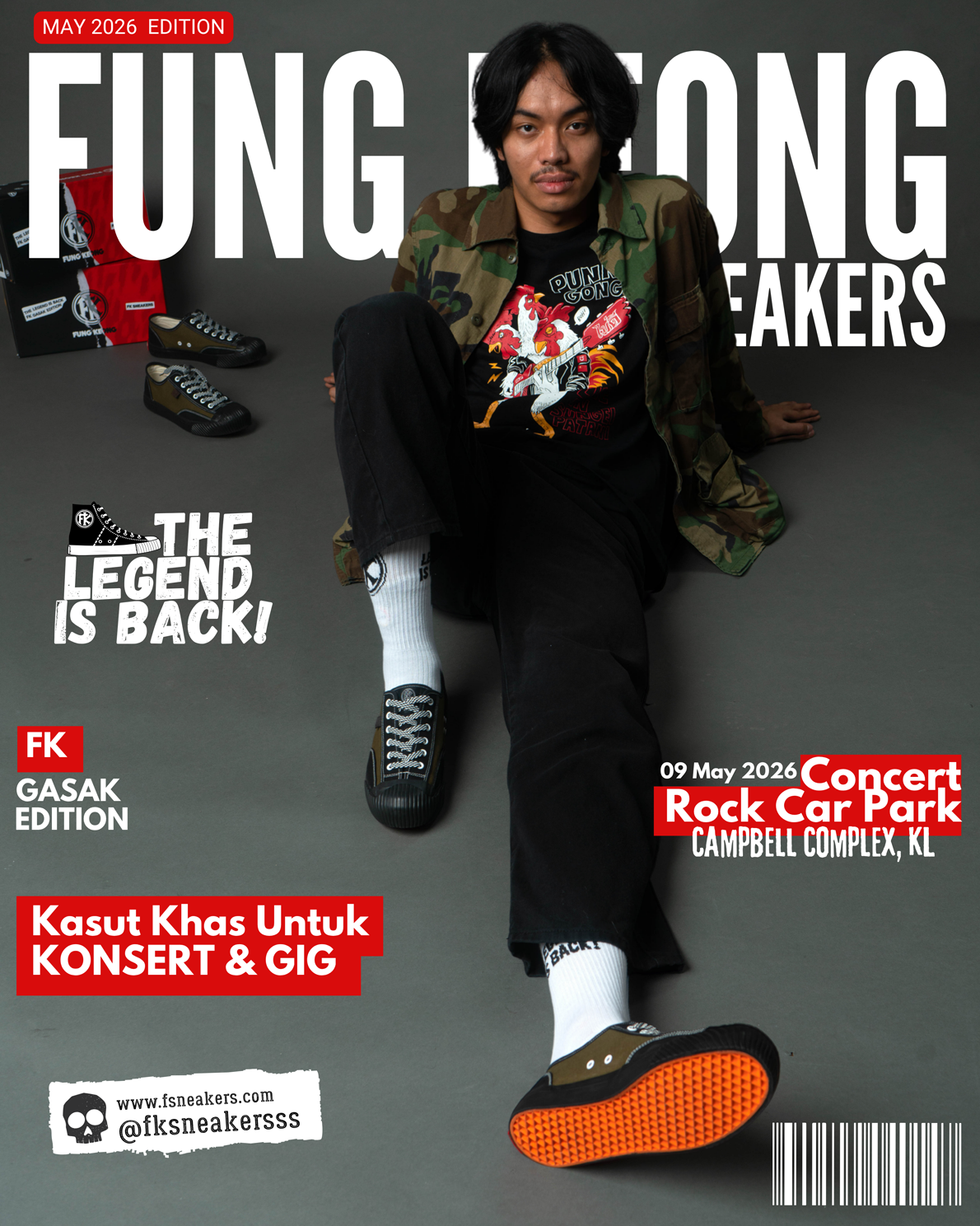 Fung Keong sneakers product design