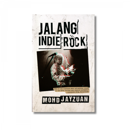 A front cover of a book titled Jalang Indie Rock.