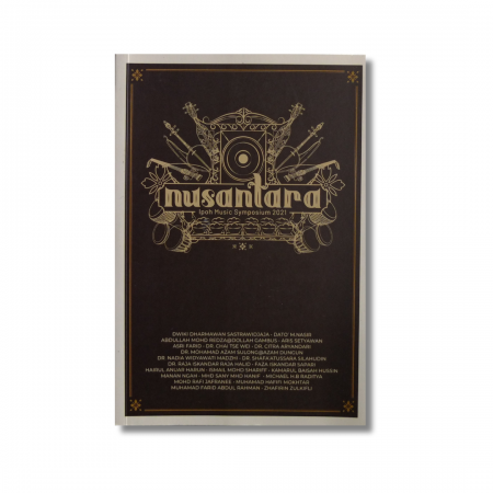 A front cover of a book titled Muzik Nusantara.